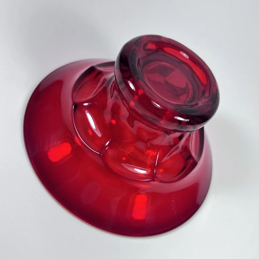 Cambridge Glass Georgian Sherbet‎ In Carmen Red Ruby Elegant 5